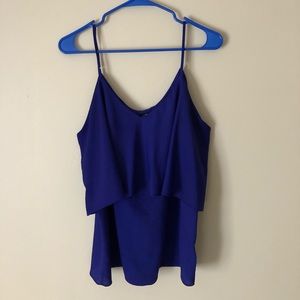 Forever 21 blue tank top